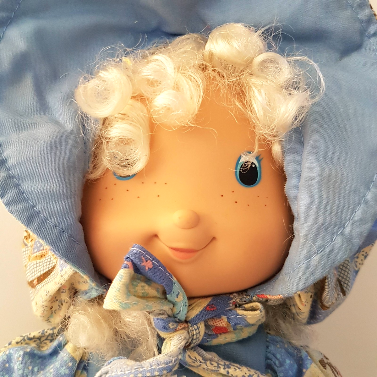 Knickerbocker HOLLY HOBBIE Doll 37cm Vintage Rag Doll  Blonde Blue Eyes Floppy2