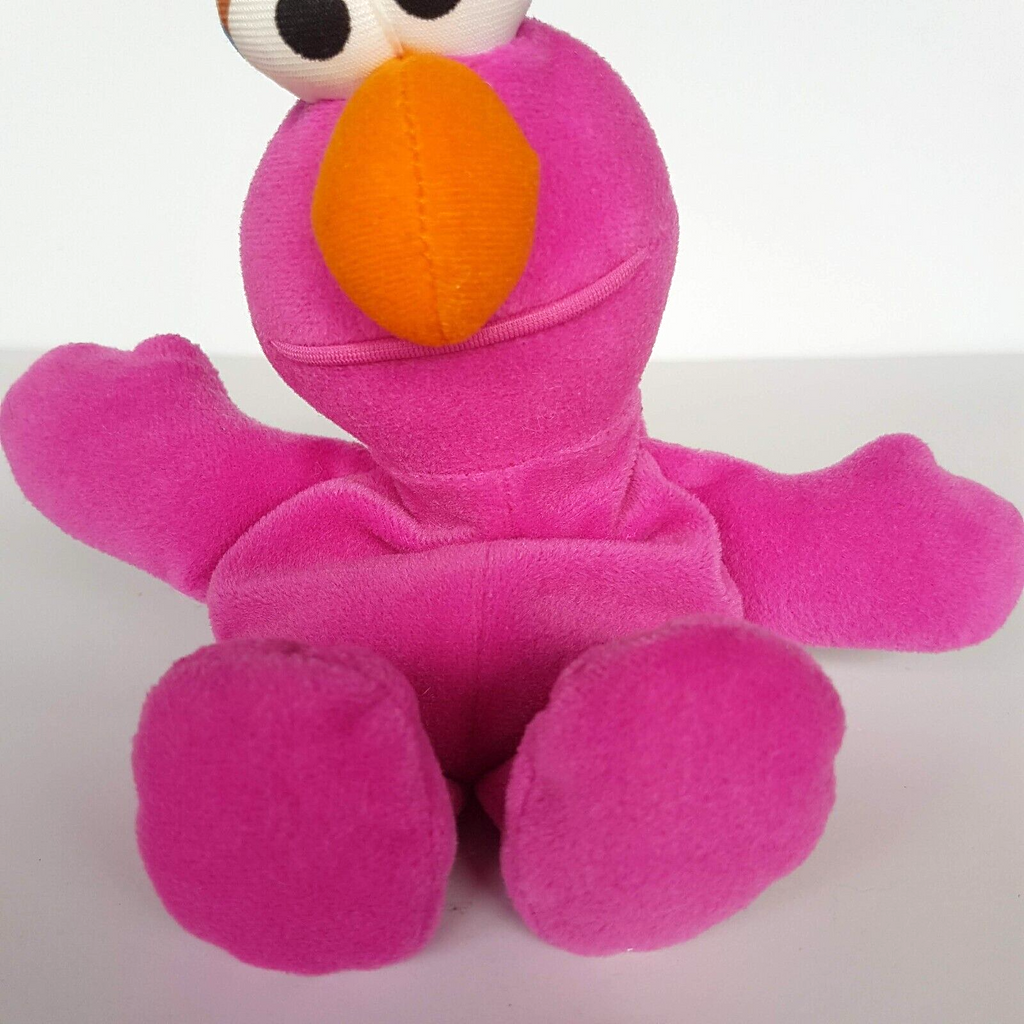 Vintage Sesame Street TELLY MONSTER Tyco Plush 1997 Bean Bag Soft Toy Character2