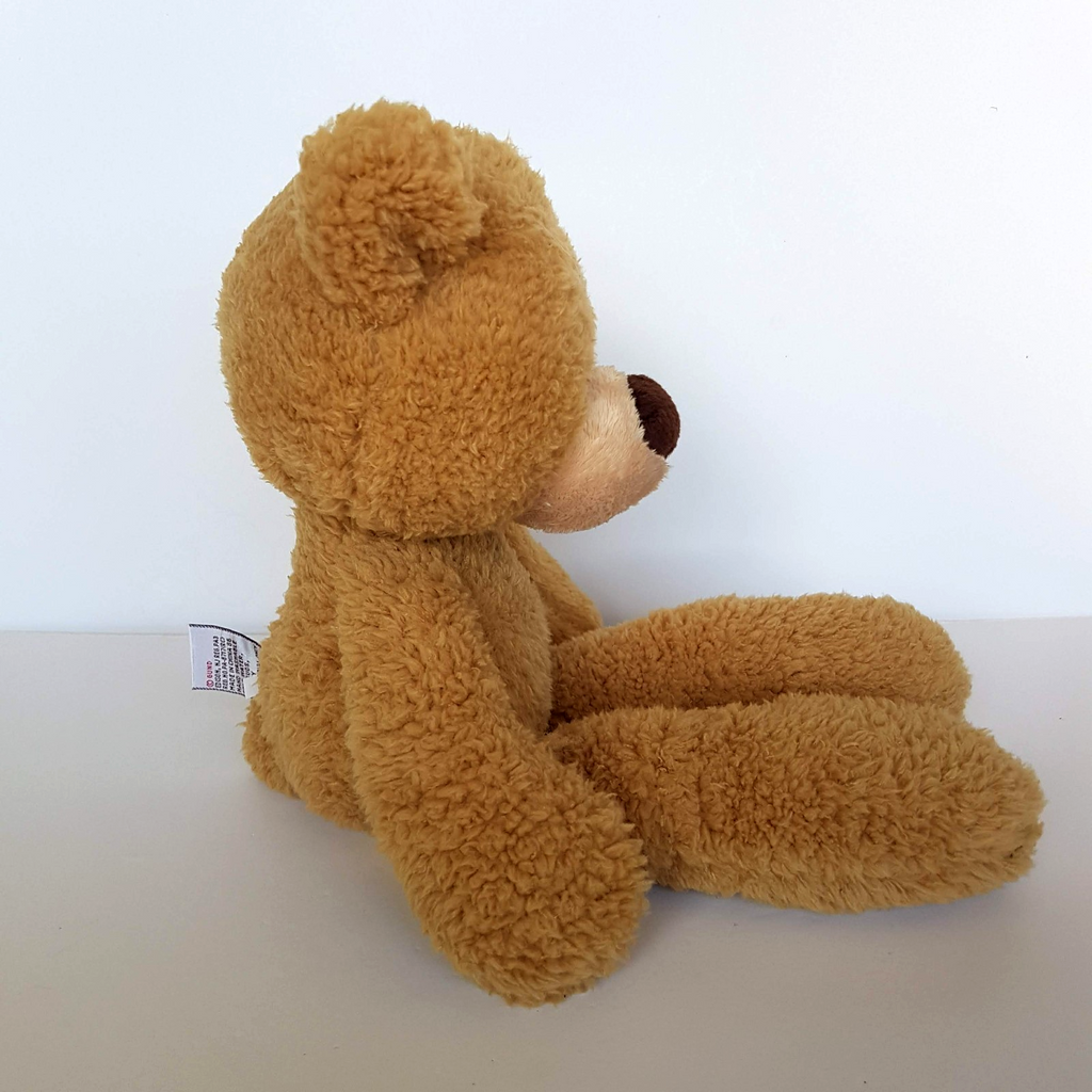 Gund FUZZY TEDDY BEAR Light Caramel Brown 35cm Soft Toy Plush Stuffed Animal Toy3