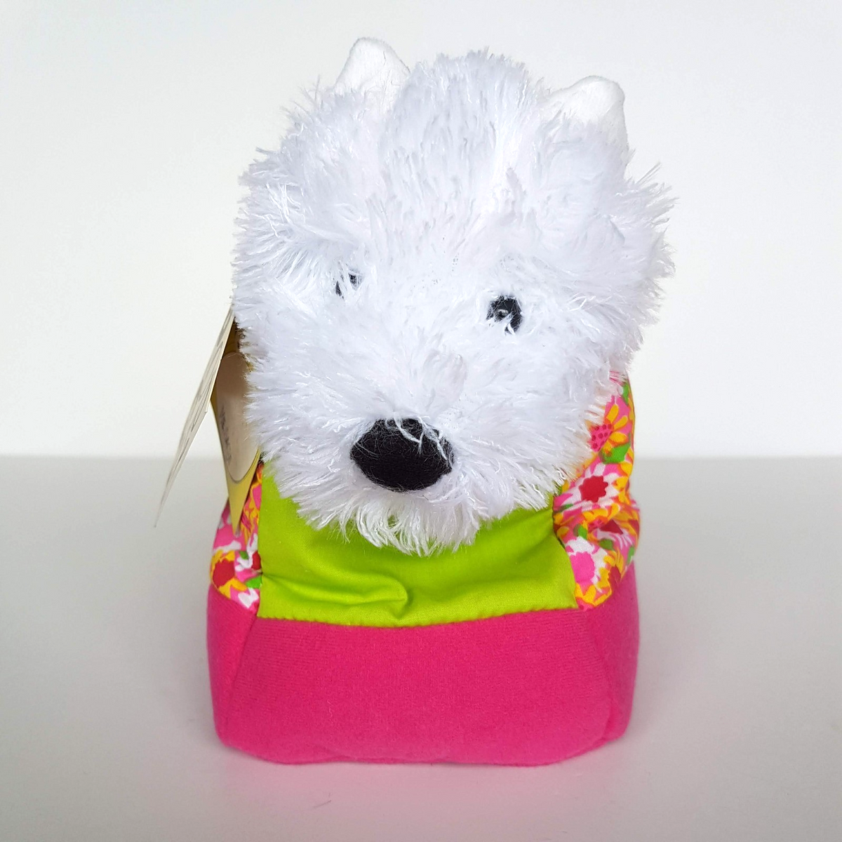 Rare POP DOG West Highland Terrier Plush Carrier 18cm Stuffed Animal Soft Toy6