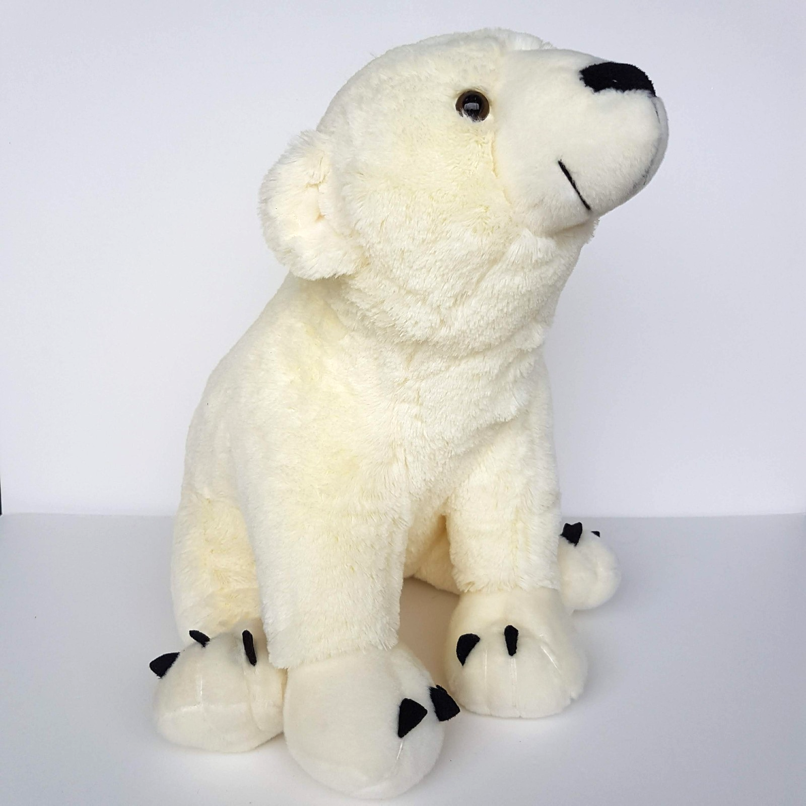 Sea World POLAR BEAR 34cm Plush Stuffed Animal Wild Soft Toy Snow Animals Cute2
