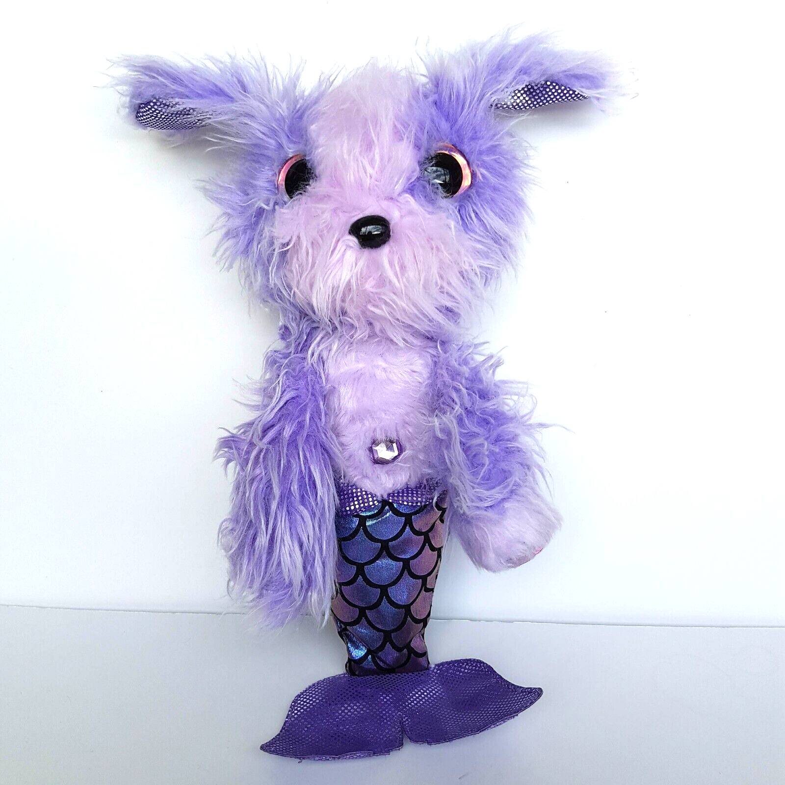 SCRUFF A LUVS Mermaid Dog Mystery Rescue Purple Plush Stuffed Animal Soft Toy0