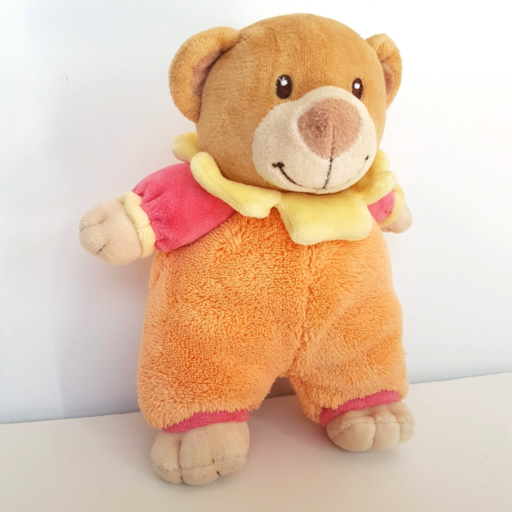 Velour Microfibre BEAR LOVEY Plush Stuffed Animal Comforter Toy Sleep Soft Toy1