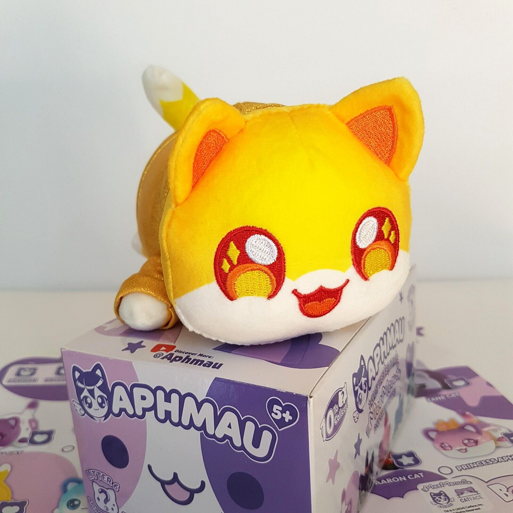 Aphmau MeeMeows NOI CAT Mystery Plush Glitter Edition Stuffed Animal BOX & FLIER2
