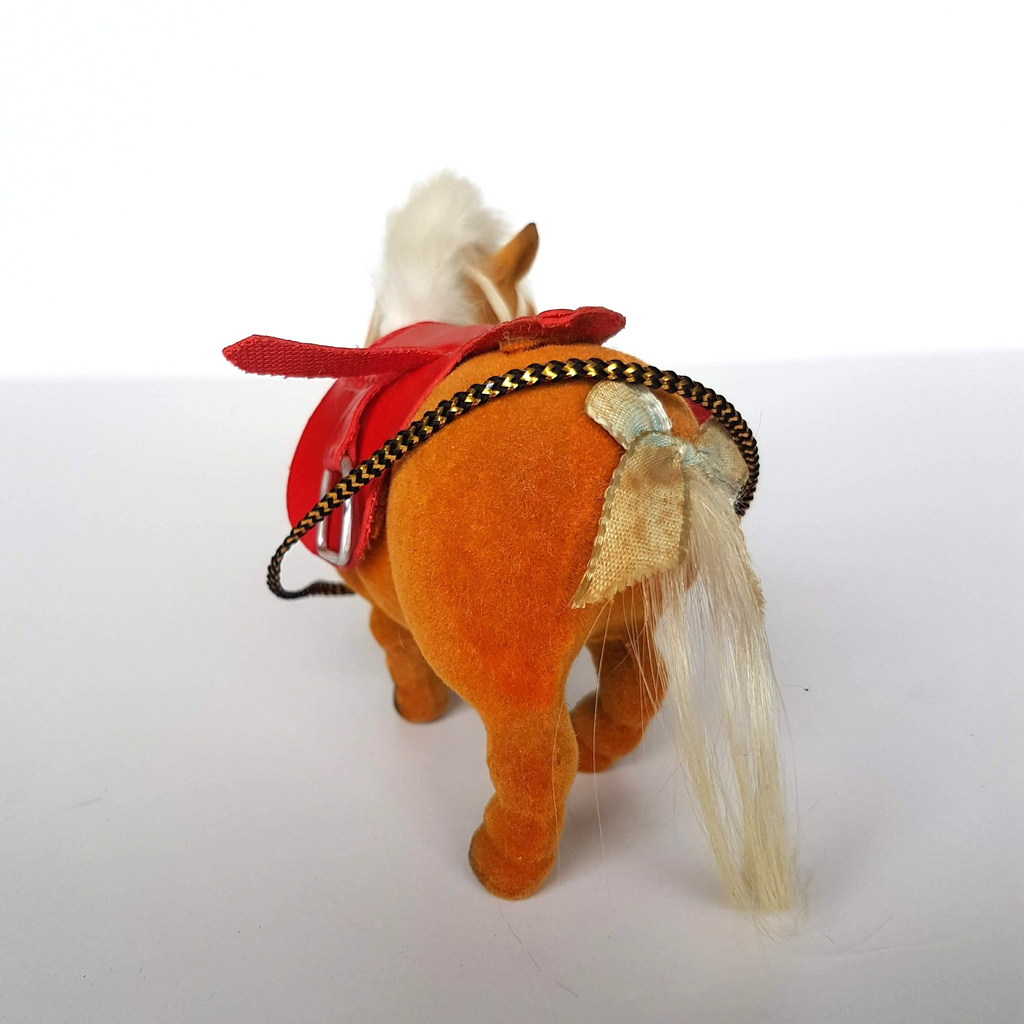 Vintage THELWELL'S HORSE KIPPER Pony Toy RARE Flocked Pony Figure Hong Kong8