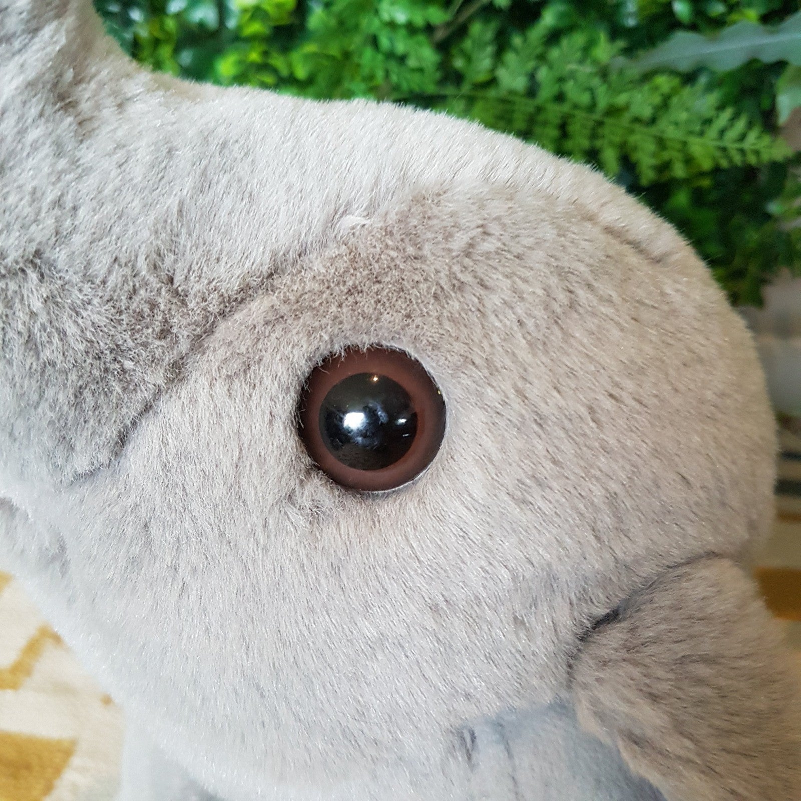 Korimco LARGE ELEPHANT 45cm Plush Grey Stuffed Animal Soft Toy Safari Animal Toy2