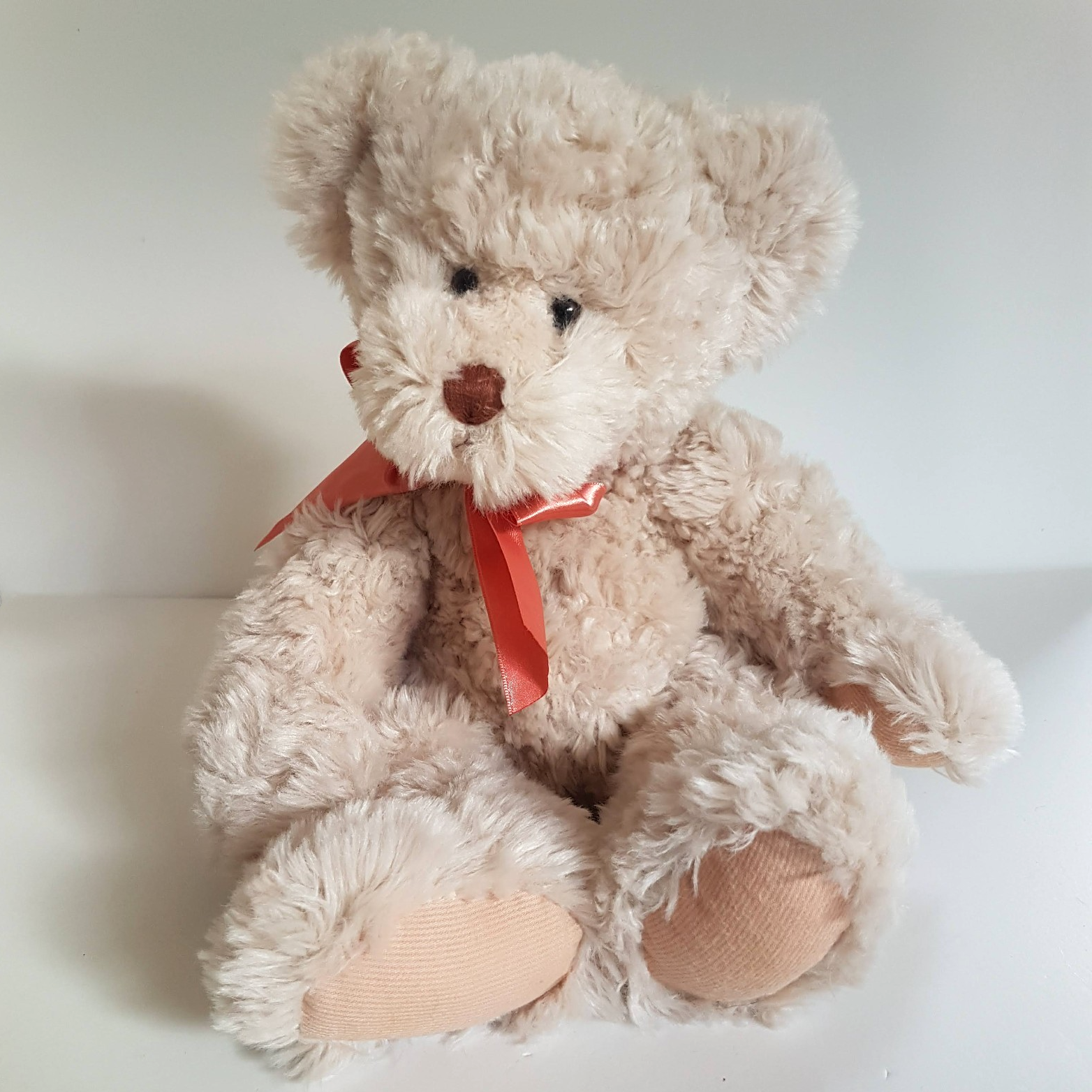 Dusty Pink ALANNA TEDDY BEAR 35cm RUSS Plush Soft Toy Stuffed Animal Cuddly Cute0