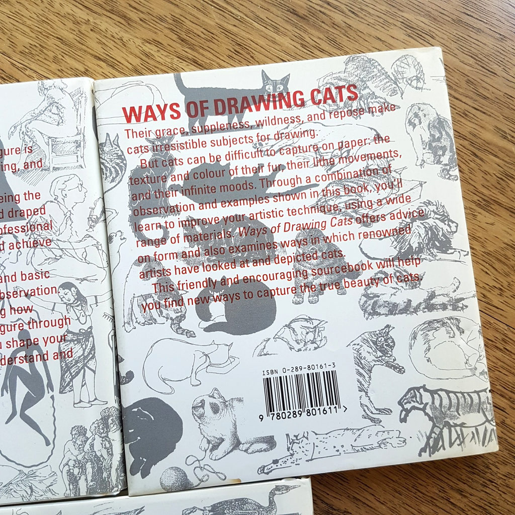 Ways of Drawing HOW TO DRAW BOOK Bundle Lot Human Body Figure Cats & Birds HC5