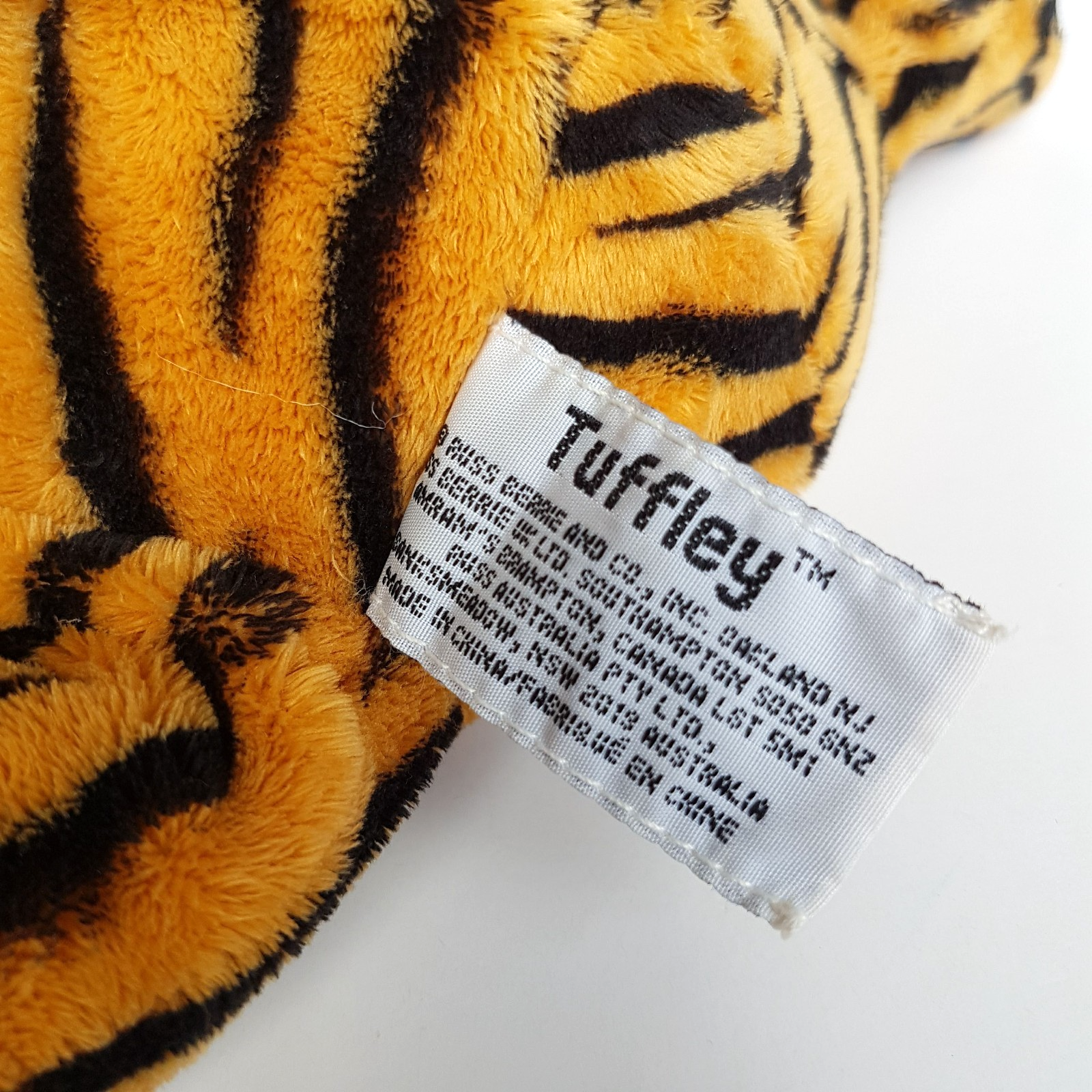 Russ LARGE TUFFLEY TIGER Lil' Peepers 36cm Big Eye Soft Toy Plush Stuffed Animal5