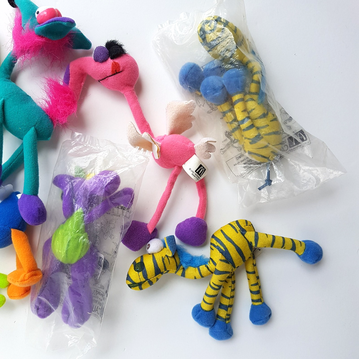 McDonald’s BENDABLE ZOO BUDDIES Chicken Crab Fox Lion Zebra Flamingo Kangaroo3