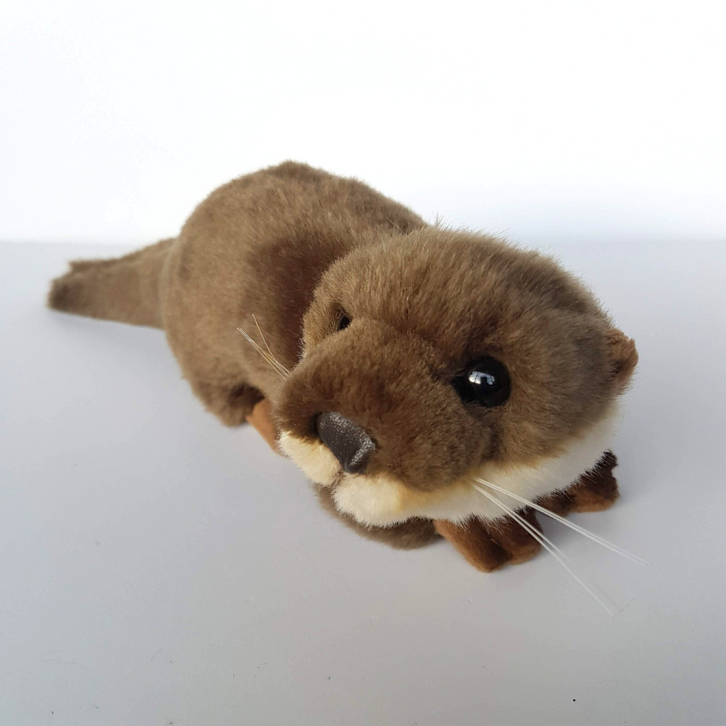 Korimco LOVABLE OTTER Plush 33cm Soft Toy Wild Animal Stuffed Animal Realistic3
