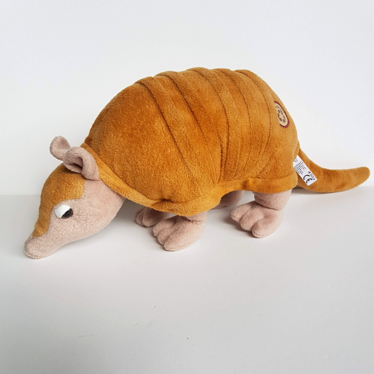 Petting Zoo ARMADILLO Plush 43cm long Recycled Stuffed Animal Soft Toy Cute0