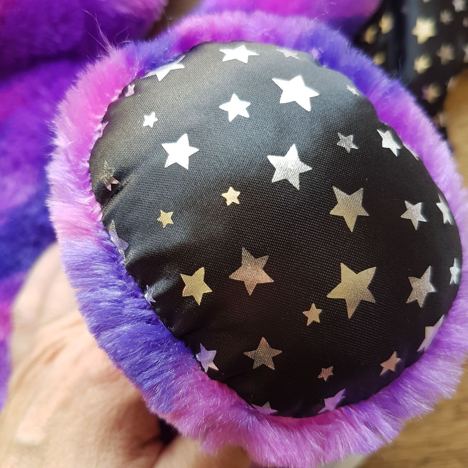 Build A Bear VAMPIRE BAT Plush STARRY NIGHT Purple Blue Stars Stuffed Animal Toy11