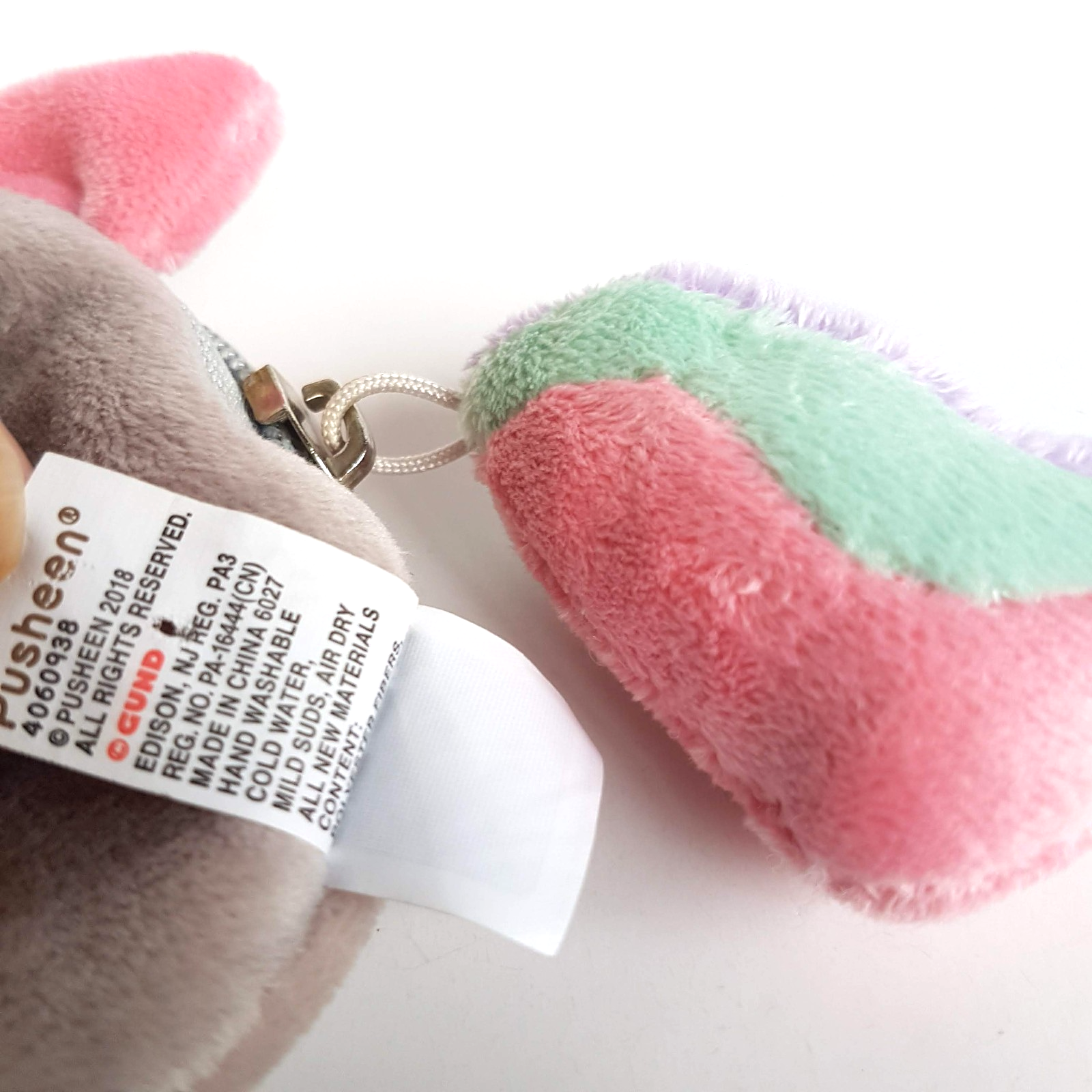 Gund Pusheen PUSHEENICORN COIN PURSE Cat Plush 16cm Soft Toy Stuffed Animal7