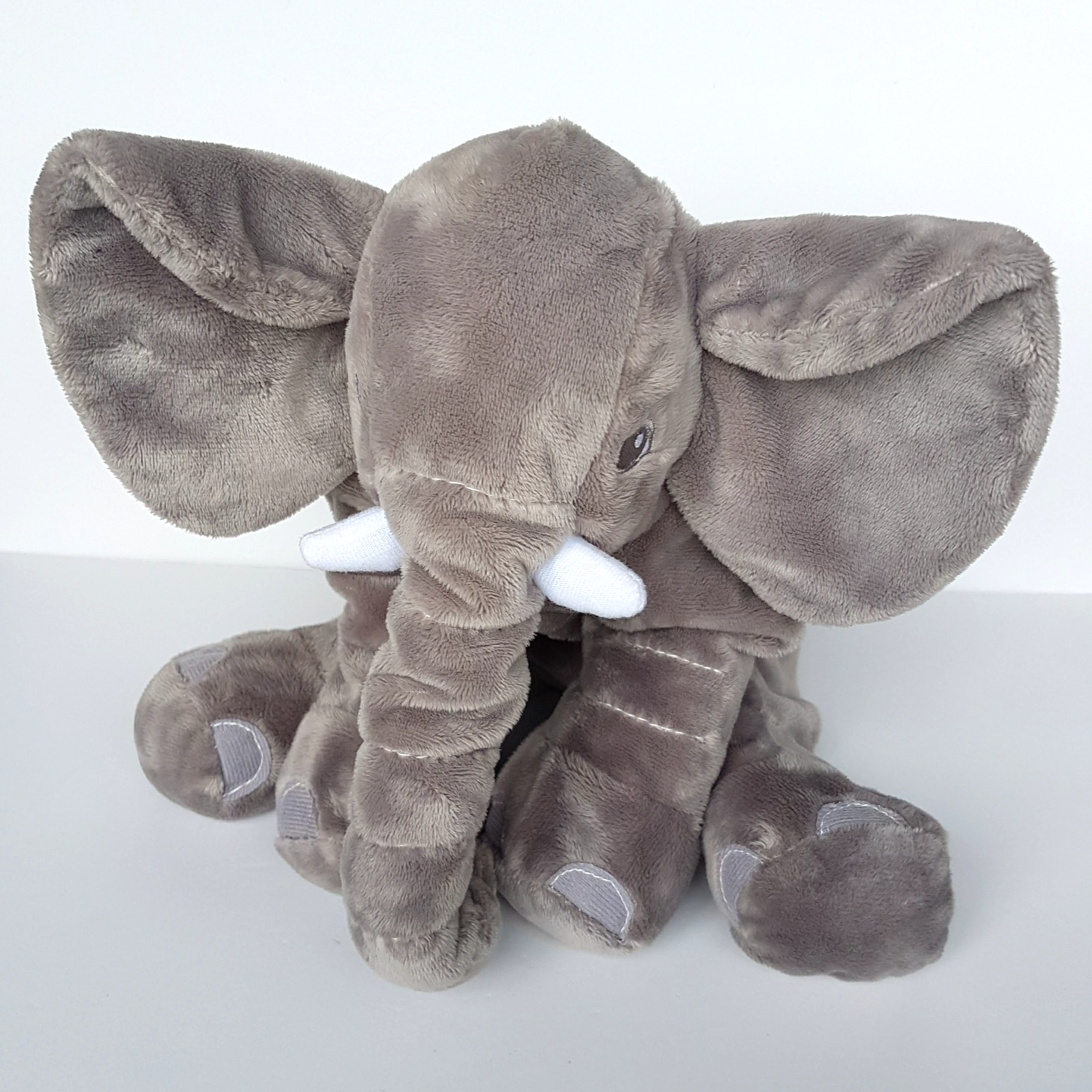Ikea GREY ELEPHANT 29cm Plush Soft Toy Safari Stuffed Animal Cuddly Soft EUC2