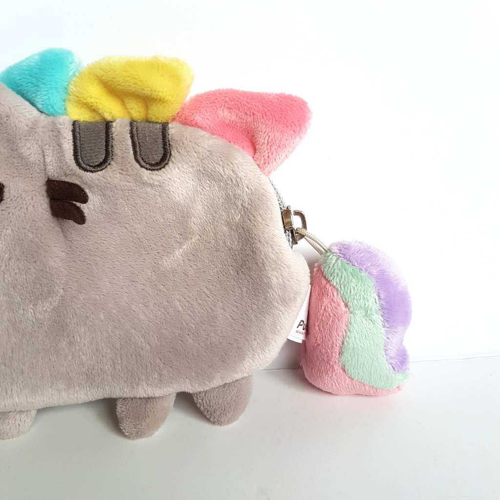 Gund Pusheen PUSHEENICORN COIN PURSE Cat Plush 16cm Soft Toy Stuffed Animal2