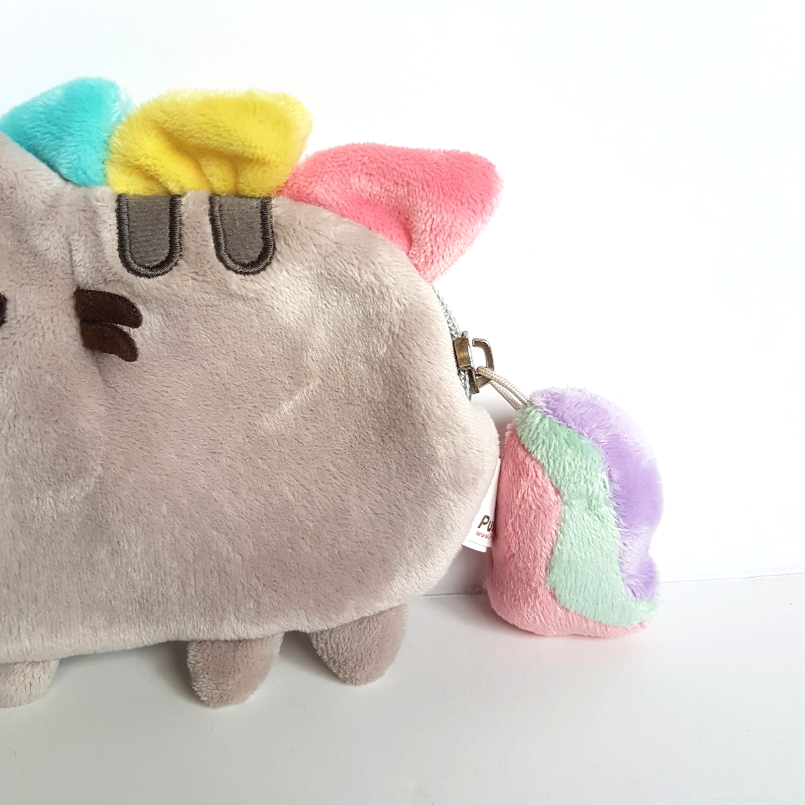 Gund Pusheen PUSHEENICORN COIN PURSE Cat Plush 16cm Soft Toy Stuffed Animal2