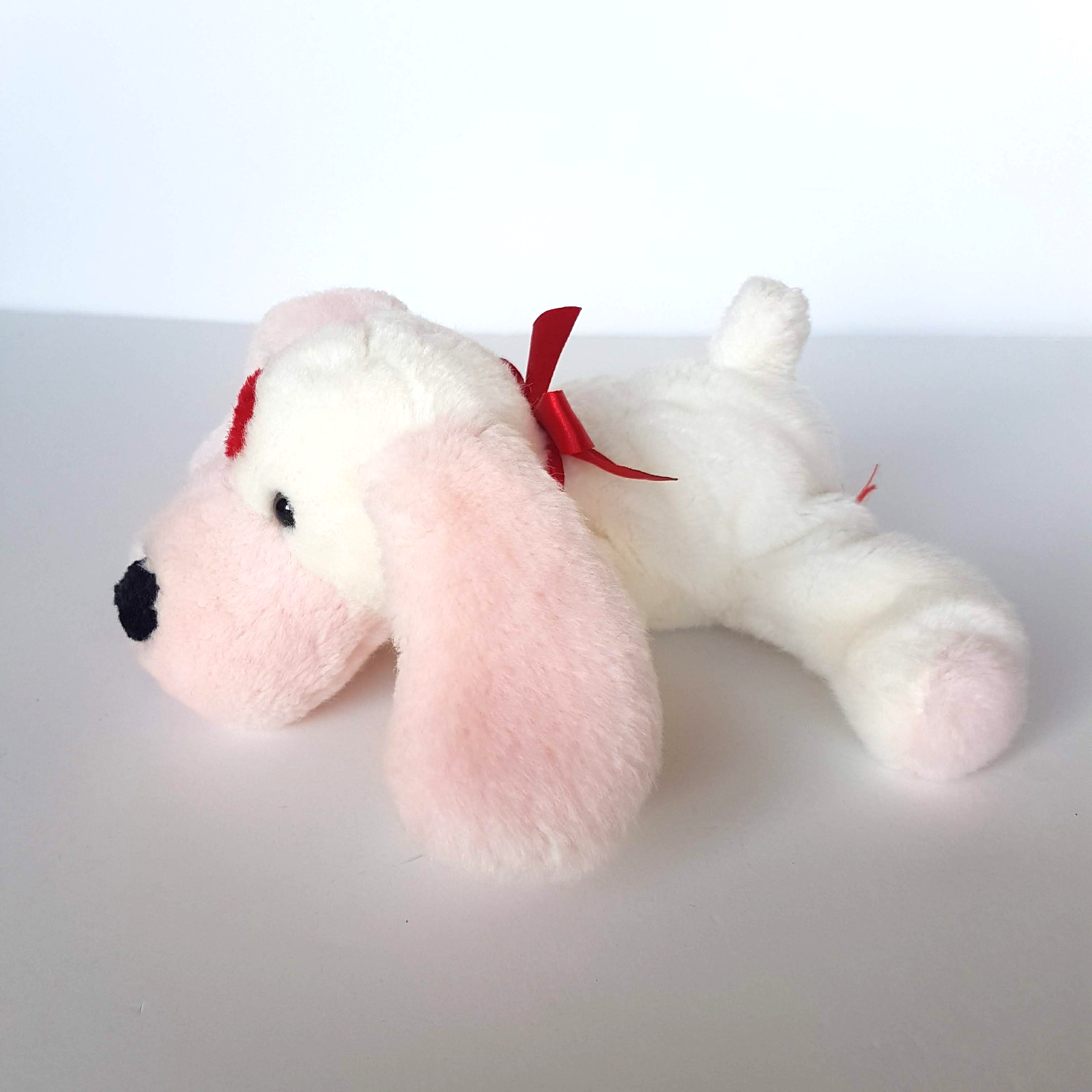 Floppy WHITE RED HEART DOG Plush 14cm Soft Toy Stuffed Animal LOVE TOY Heart6