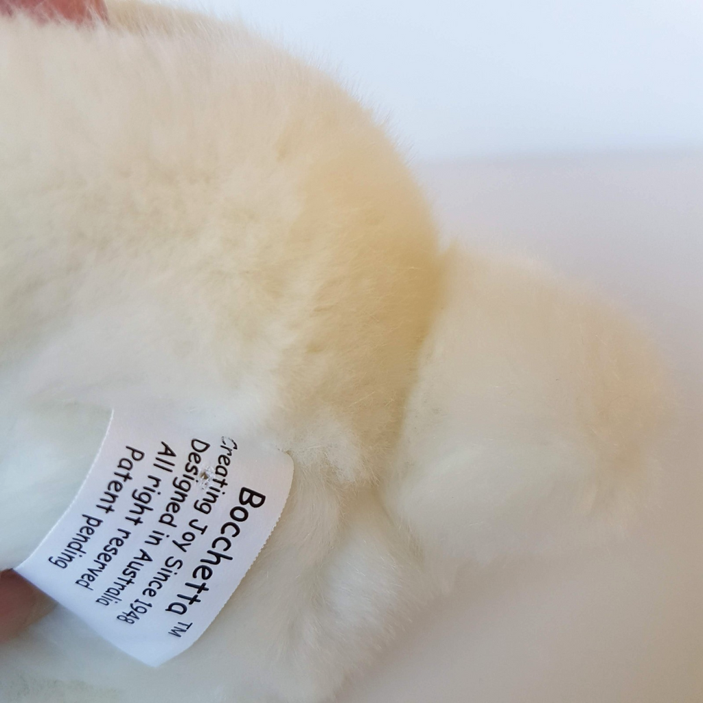 Bocchetta WHITE BUNNY RABBIT Plush Soft Toy Stuffed Animal 25cm Small Pet Toy7