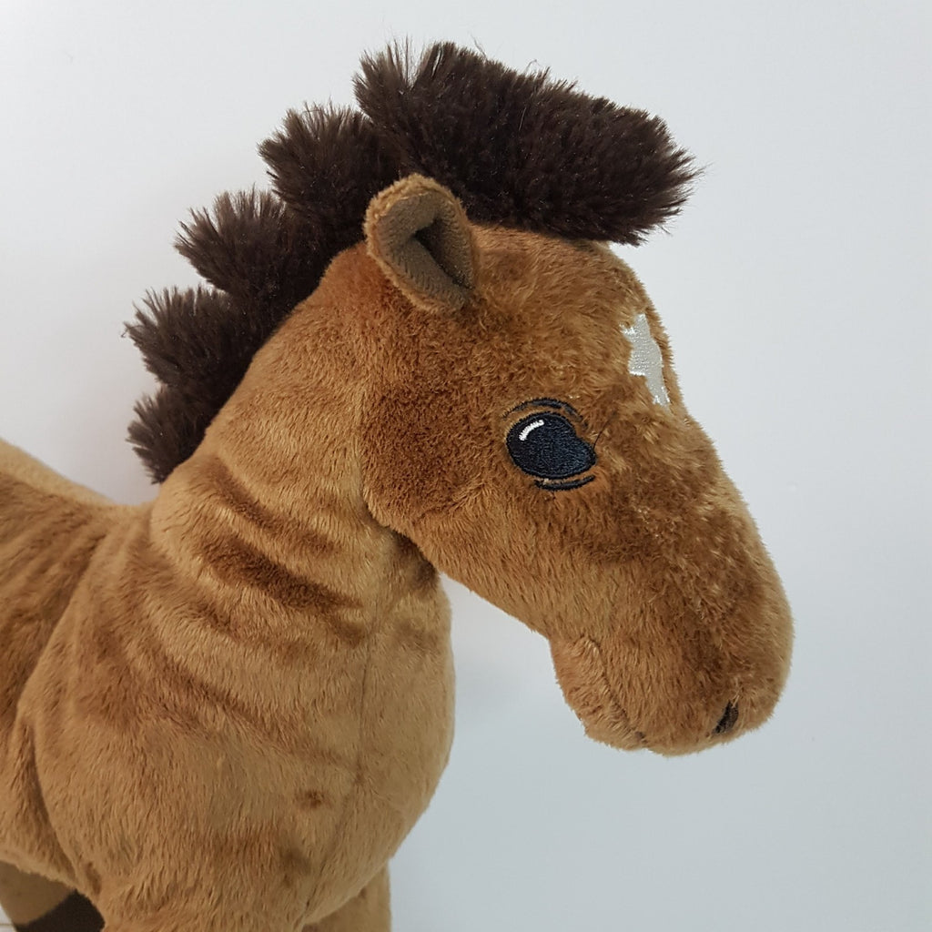 Ikea Gosig OKENLOPARE HORSE PONY 33cm Tall Plush Puppy Toy Stuffed Animal Floppy1