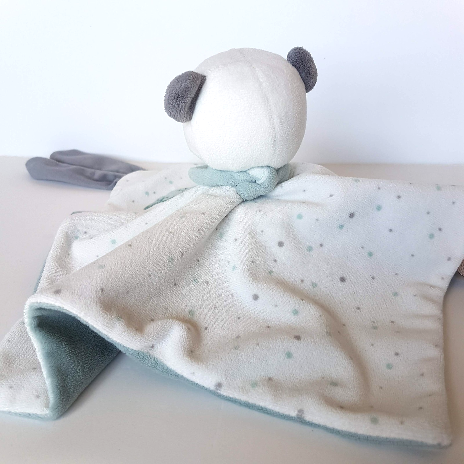 Nattou PANDA BEAR Baby Lovey Security Blanket Plush Comforter Soft Toy Animal5