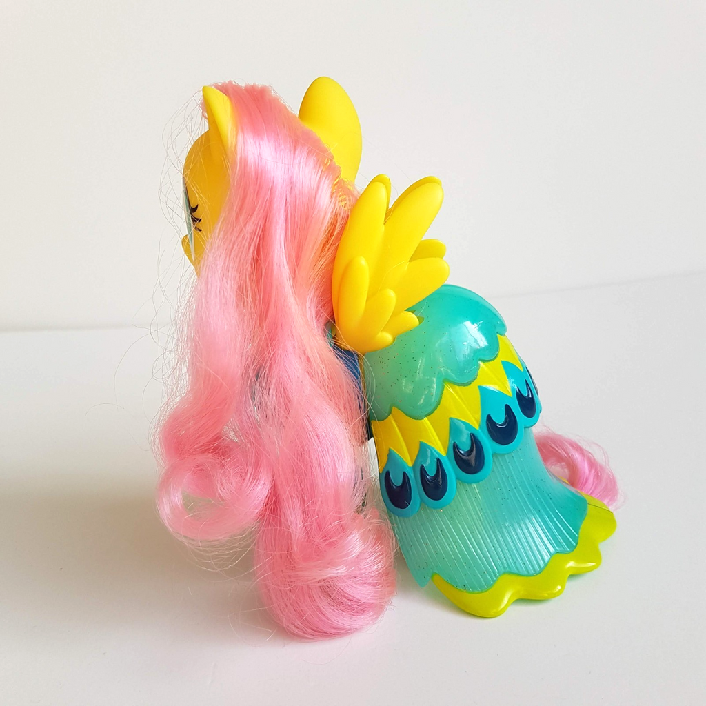 My Little Pony FLUTTERSHY The Movie Snap On Fashion 16cm Horse Figure Brushable2