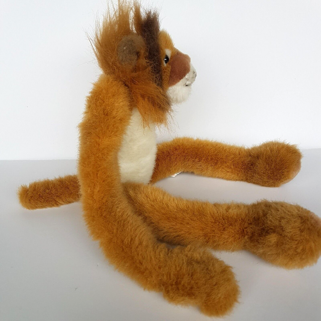 Wild Republic LION NECK HANGER Plush Vintage Stuffed Animals Soft Toy Long Arms5