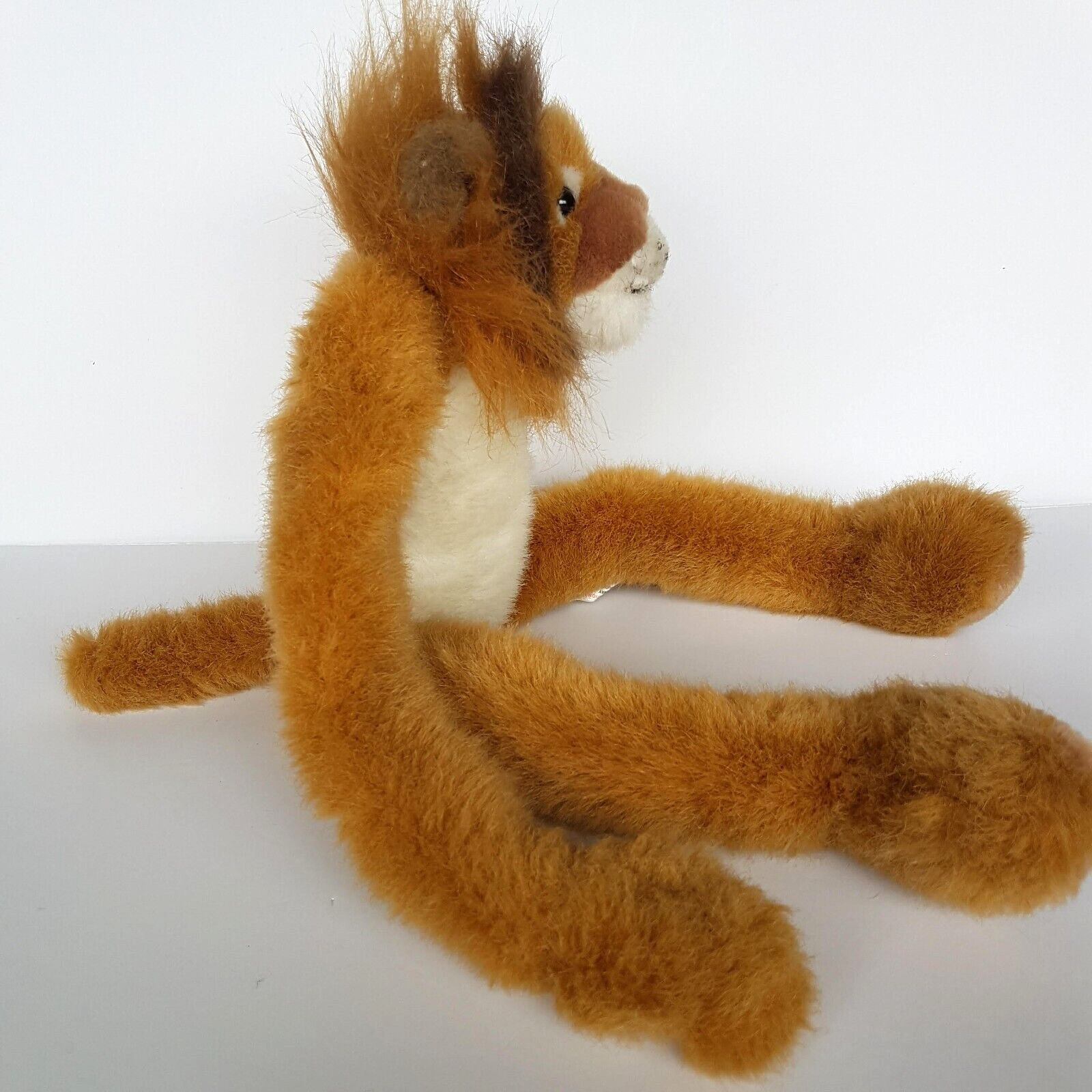Wild Republic LION NECK HANGER Plush Vintage Stuffed Animals Soft Toy Long Arms5