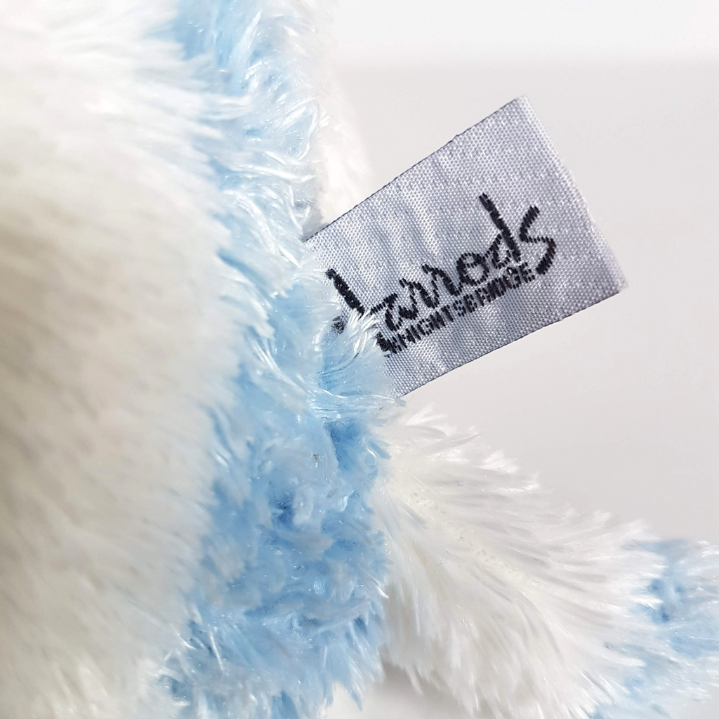 Adorable HARRODS COW BULL Floppy Plush Blue White 26cm Soft Toys Stuffed Animal7