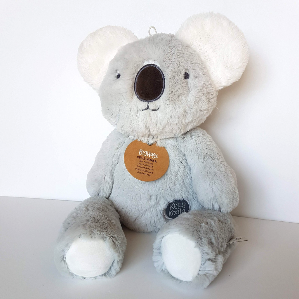 KELLY KOALA Plush OB Designs Grey Baby Lovey Comforter Soft Toy Stuffed Animal0