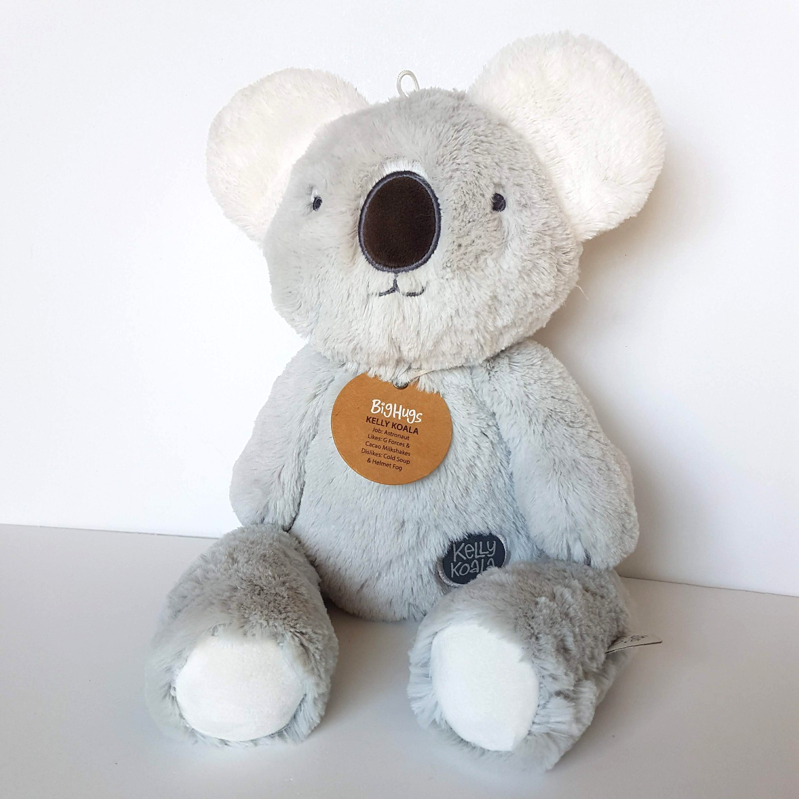 KELLY KOALA Plush OB Designs Grey Baby Lovey Comforter Soft Toy Stuffed Animal0