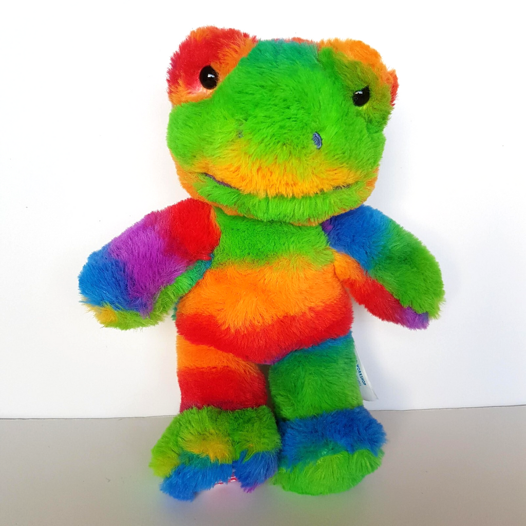 Build A Bear RAINBOW FROG 24cm Small Frys BUDDIES Plush Stuffed Animal Soft Toy2
