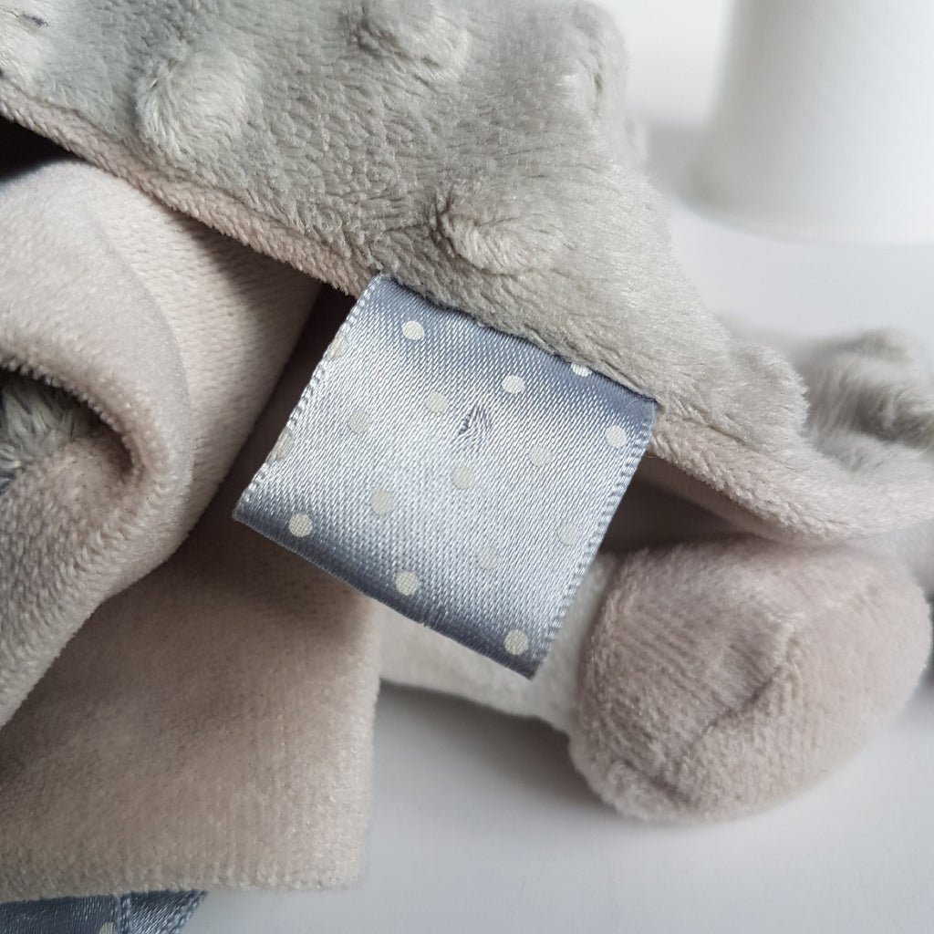 ES Kids GREY GIRAFFE Lovey Soft Toy Sleep Comforter Security Blanket Minky Dot11