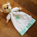 Rare PRECIOUS MOMENTS Baby Lovey BEAR Security Blanket Plush Comforter Soft Toy0