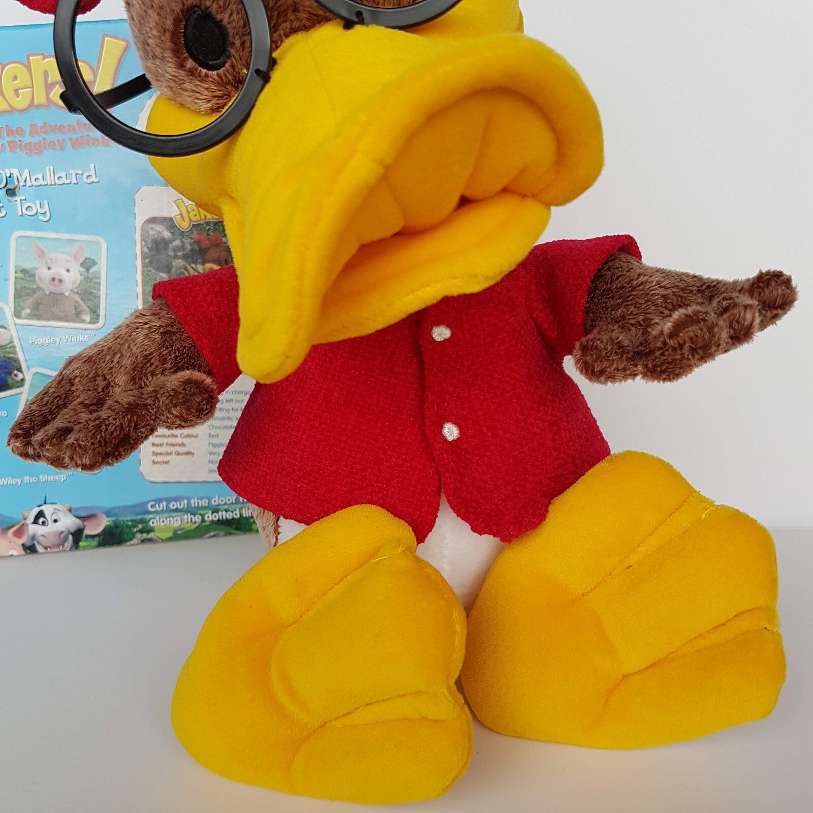 RARE LARGER SIZE Jakers! 39cm Adventures of Piggley Winks DANNAN O'MALLARD Duck3