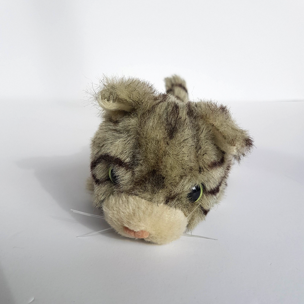 ARTLIST The Cat GREY TABBY Plush 15cm Kitten Soft Toy Stuffed Animal Collar Cute1
