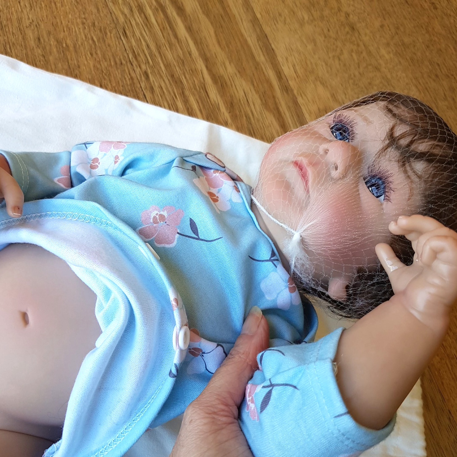 Doll Reborn LIFELIKE GIRL BABY Root Hair Realistic 46cm 1kg Weighted Articulated11