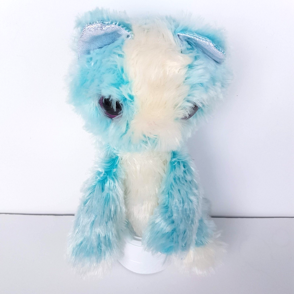 Scruff a Luvs AQUA CAT Plush 25cm Stuffed Animal Blue White Soft Toy3