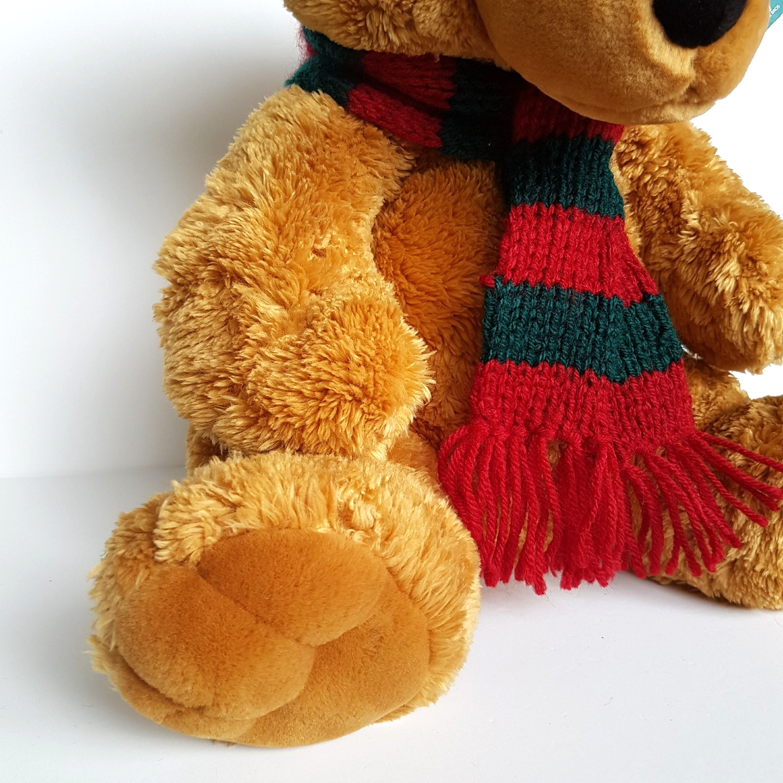 Myer Grace Brothers CHRISTMAS BEAR Plush Teddy Bear 35cm VINTAGE Stuffed Animal4