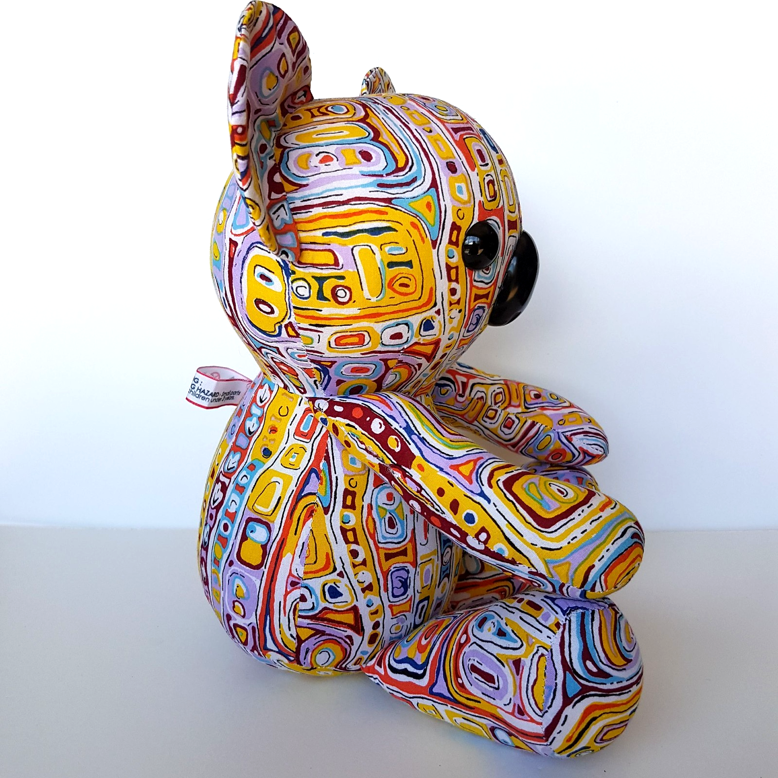 Australian OALA ABORIGINAL ARTIST Felicity Robertson Nampitjinpa Koala Plush Toy2