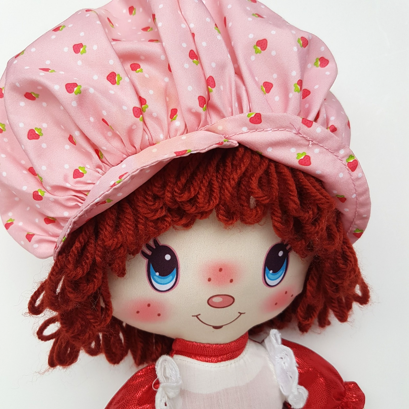 Strawberry Shortcake RAG DOLL 40th ANNIVERSARY Sparkle Glitter 36cm Soft Toy1