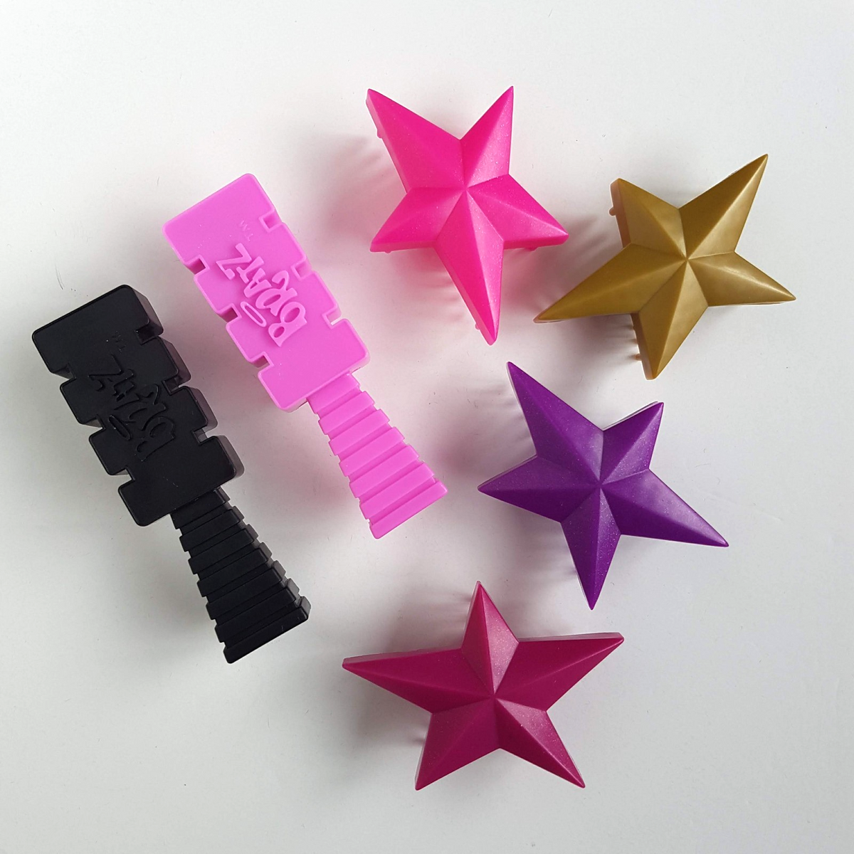 Bratz Doll STAR BRUSH Replacement + Handle Brush Fashion Doll Part Bundle Lot0