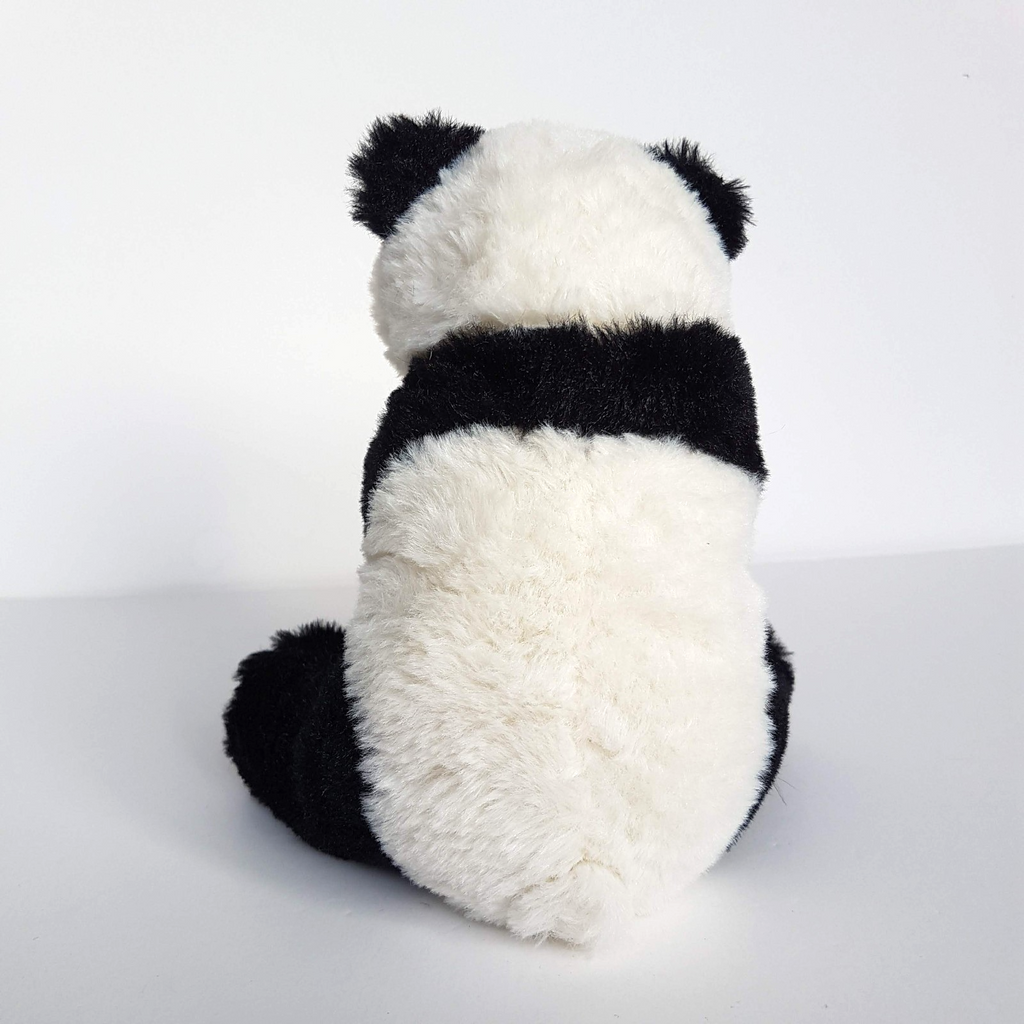 Keel SMALL PANDA Plush Soft Toy 17cm Stuffed Animal Black White Embroidery Eyes3