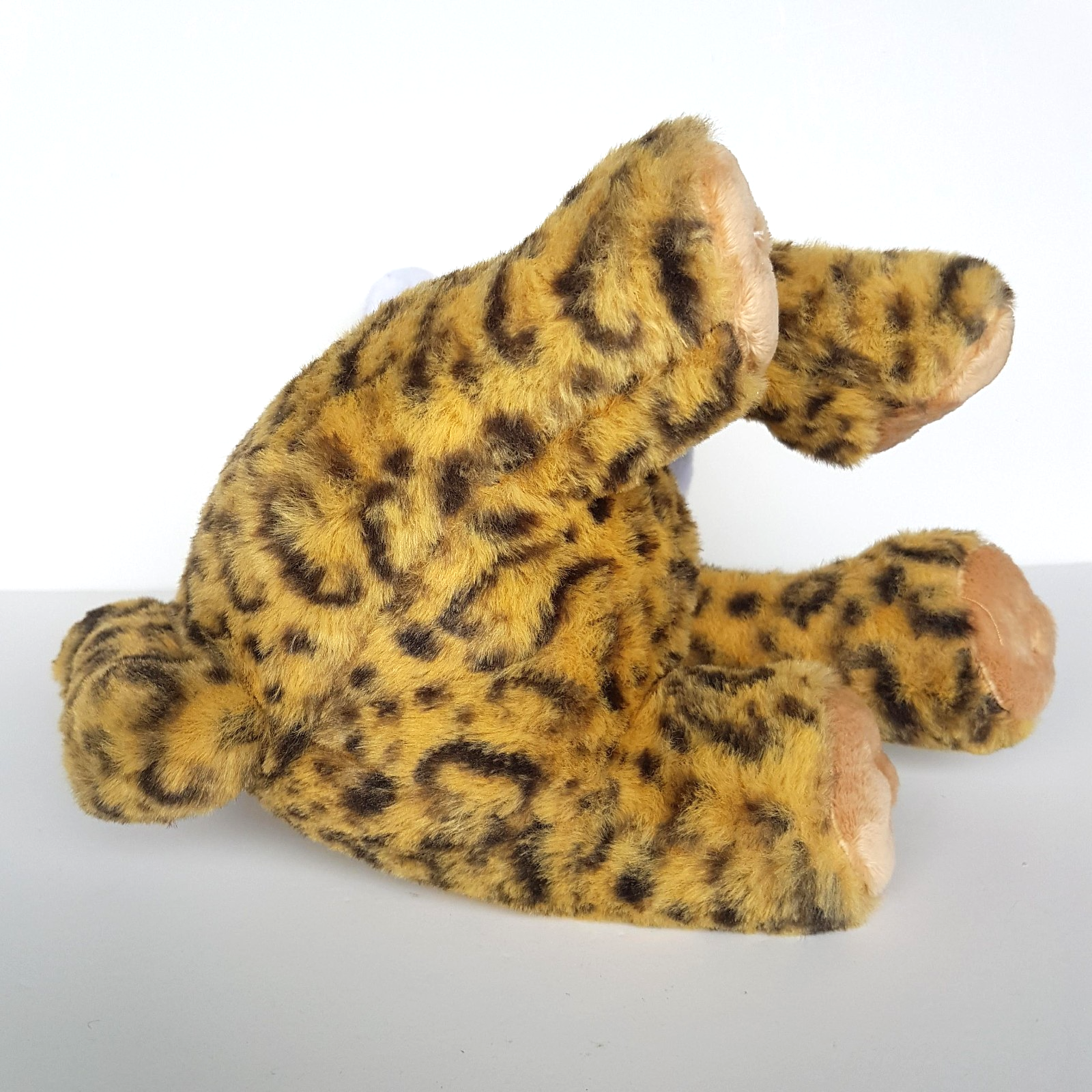Pretty LEOPARD WILD CAT Spotted Jaguar 28cm Plush Stuffed Animal Safari Zoo Toy4