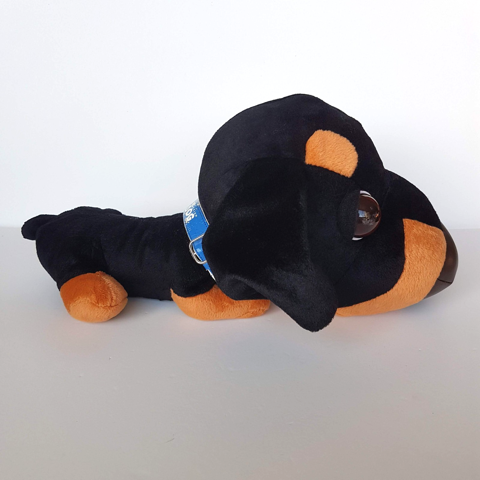 ARTLIST The DOG LARGE ROTTWEILER 35cm Puppy Plush Soft Toy Collar Stuffed Animal4