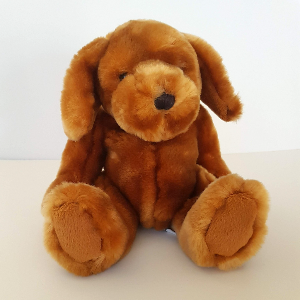 Mountain States CARAMEL DOG Plush 20cm Stuffed Animal Sitting Puppy Soft Toy0