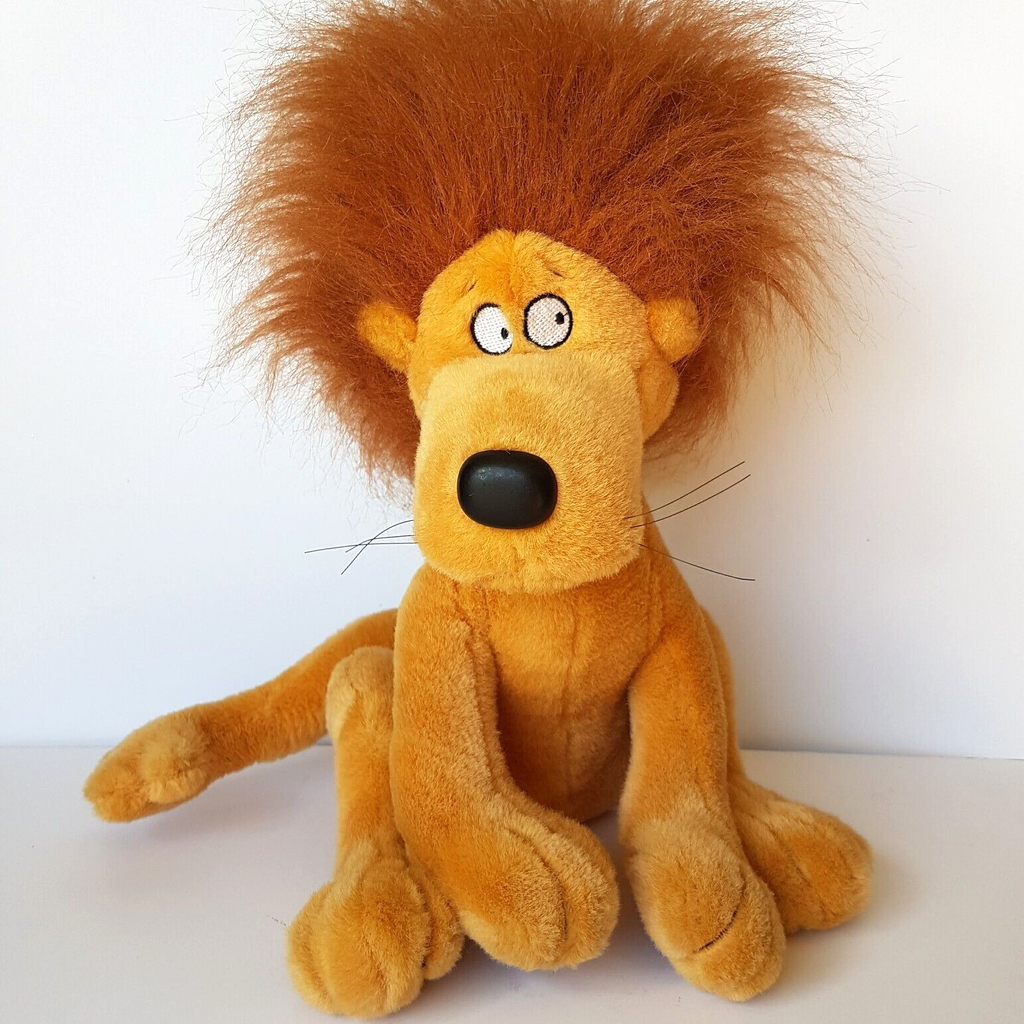 RARE Disney LEON LION George of Jungle 35cm Plush Cat Soft Toy Stuffed Animal0