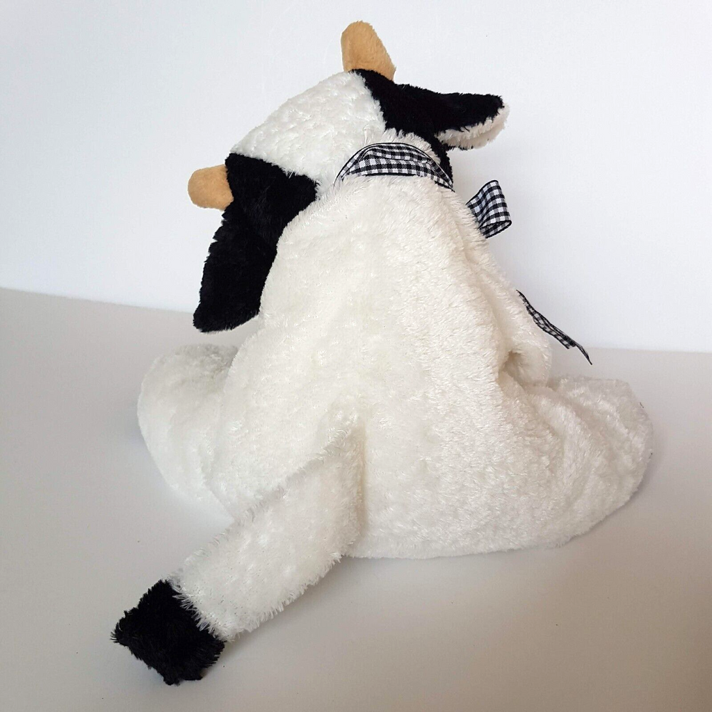 David Jones FLOPPY COW Plush Black White Stuffed Animal Farm Cuddly Soft Toy7
