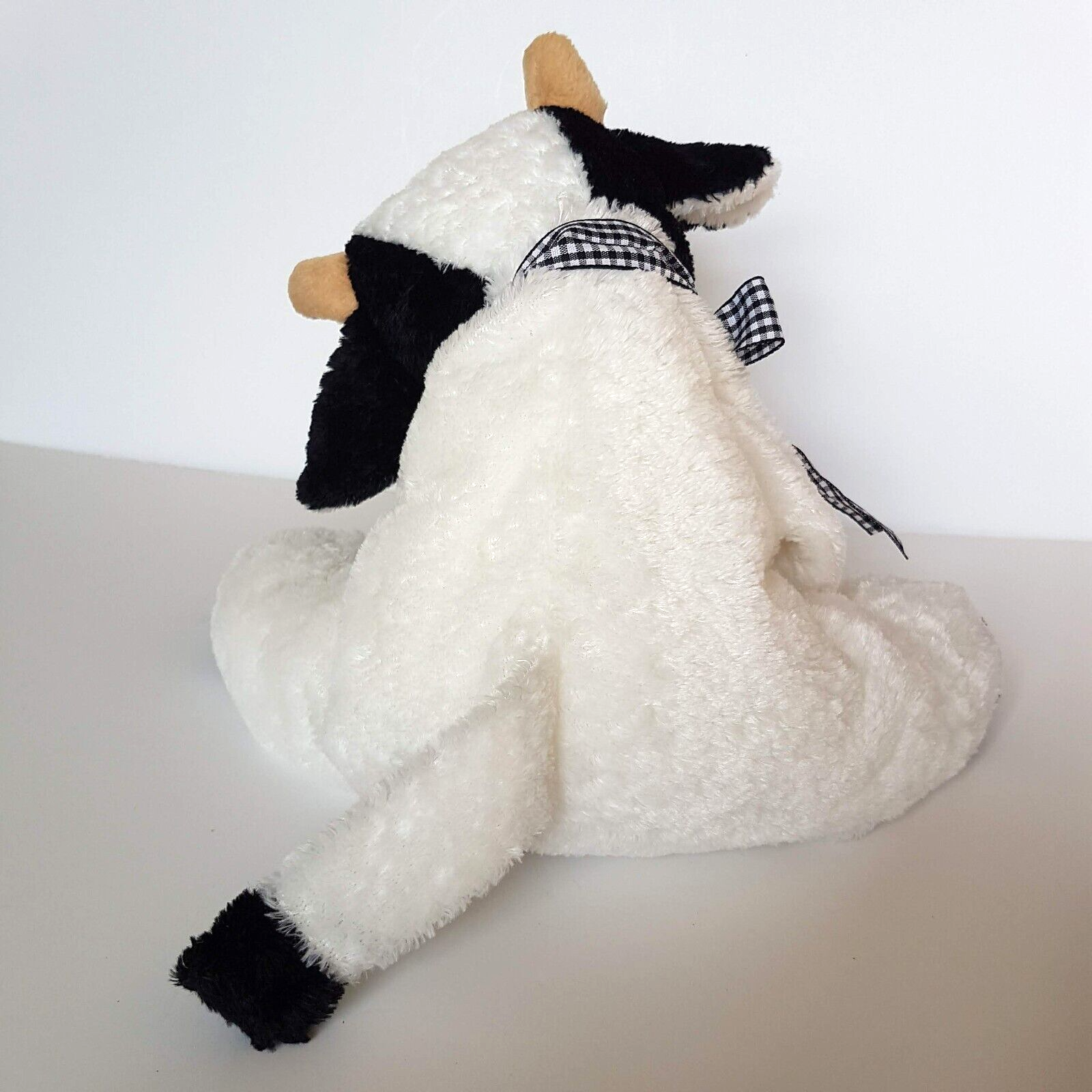 David Jones FLOPPY COW Plush Black White Stuffed Animal Farm Cuddly Soft Toy7