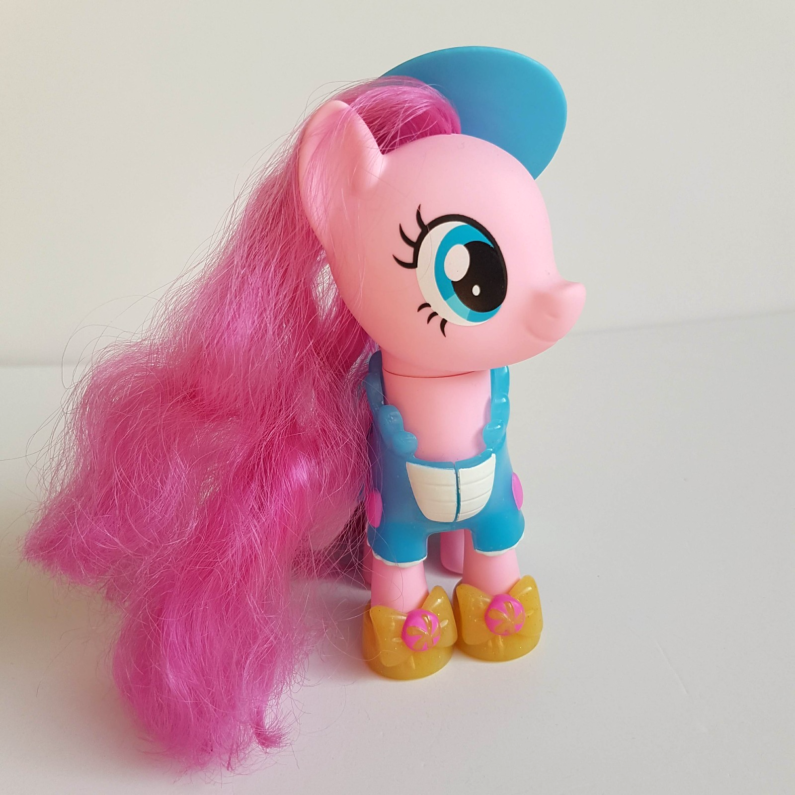 My Little Pony PINKIE PIE The Movie Snap On Fashion 16cm Horse Figure Brushable5